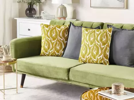 Декоративная подушка Beliani, желтый