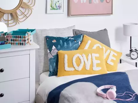 Декоративная подушка Beliani, желтый