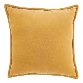 Декоративная подушка BUTLERS COTTON VELVET, 45x45x60 см, желтый