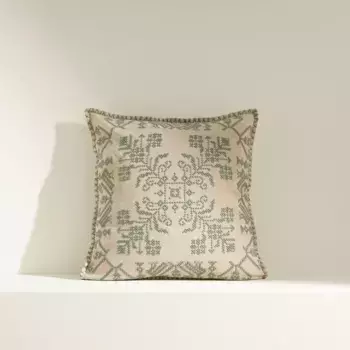 Декоративная подушка Cardaba с вышивкой El Corte Ingls, зеленый