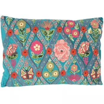 Декоративная подушка Casa Moro Jolina bestickt, 30x13x48 см, светло-голубой