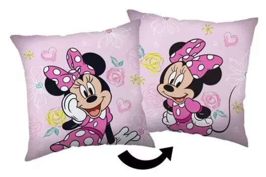 Декоративная подушка Disney Minnie Mouse розовая 40х40 см Javoli