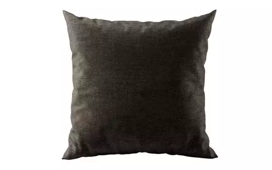 Декоративная подушка диван Calvera бархатная темно-коричневая Luxusbetten24