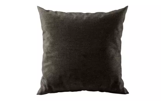 Декоративная подушка диван Calvera Maxi бархат темно-коричневая Luxusbetten24
