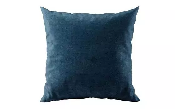 Декоративная подушка диван Calvera U бархат синий Luxusbetten24