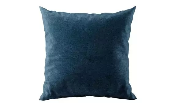 Декоративная подушка диван Денвер бархат Luxusbetten24, синий