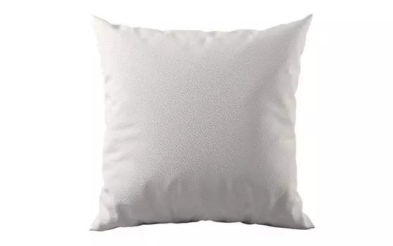 Декоративная подушка диван макси экокожа белая Luxusbetten24