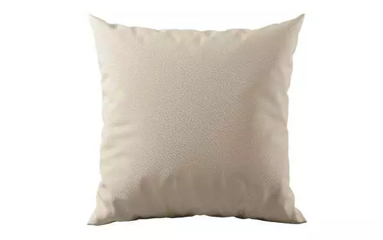 Декоративная подушка для дивана Calvera из искусственной кожи бежевого цвета Luxusbetten24