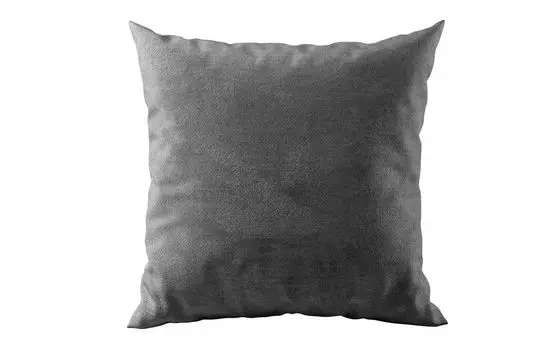 Декоративная подушка для дивана Taormina бархатная серая Luxusbetten24