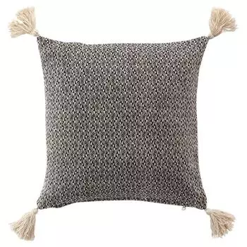 Декоративная подушка для гостиной JUNON, с бахромой, 40 x 40 см Douceur d'interieur