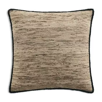 Декоративная подушка Donna Karan Home с перламутром, 16 x 16 дюймов, черный