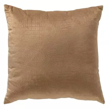 Декоративная подушка Dutch Decor Croco, 40x40x40 см цвет tobacco brown