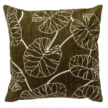 Декоративная подушка Dutch Decor Jules 45x45 cm, 45x45x45 см цвет pantone olive branch
