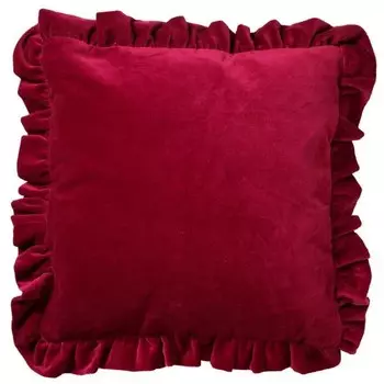 Декоративная подушка Dutch Decor Yara 45x45 cm, 45x45x45 см цвет pantone red plum