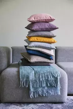 Декоративная подушка Esprit "Арфа" 38х58 см, цвет ros + gemustert