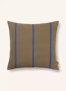 Декоративная подушка Ferm Living GRAND, 48x48 см, цвет oliv/blau