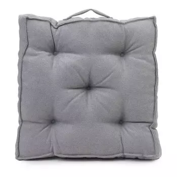 Декоративная подушка Gzze Darco, 40x7x40 см, серебряный