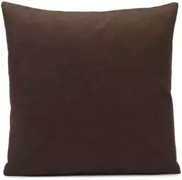Декоративная подушка Gzze "Darco Uni" 45х45 см, цвет schoko + unifarben
