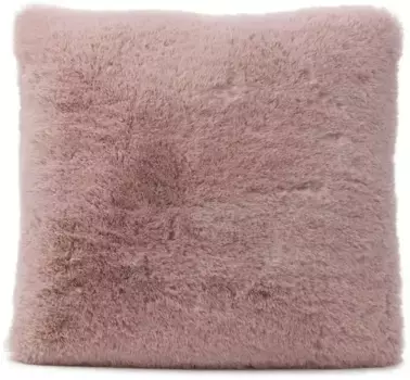 Декоративная подушка Gzze "подушка из искусственного меха" 60х60 см, цвет altrosa + unifarben