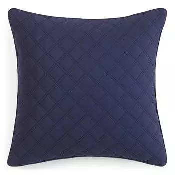 Декоративная подушка Hudson Park Double Diamond, 16 x 16 дюймов Hudson Park Collection, цвет Blue