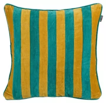 Декоративная подушка In The Mood Collection Clair, 45x10x45 см цвет gelb/grn