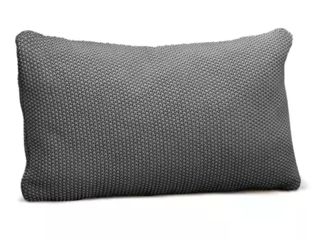 Декоративная подушка Irisette "Mesh Set 8929", мягкая и уютная 30х50 см, цвет grafit + unifarben