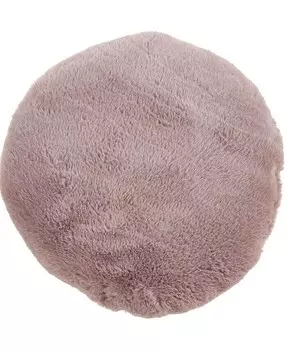 Декоративная подушка из искусственного меха, 16 x 16 дюймов Saro Lifestyle, серый