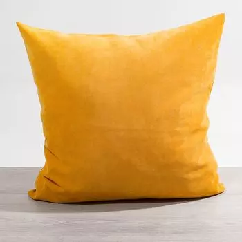 Декоративная подушка из Lysel - желтый Uni Jerada 50х50, чехол на подушку из полиэстера, декоративная подушка