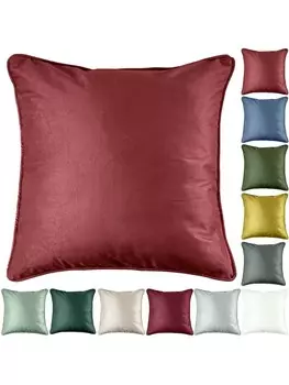 Декоративная подушка JACK Deko 45x45cm Samt inkl Fllung Einfarbig, красный