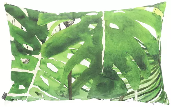 Декоративная подушка Jan Kurtz, 60x40 см, зеленый/белый