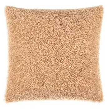 Декоративная подушка Juni из искусственной овчины, 20 x 20 дюймов Surya, цвет Tan/Beige