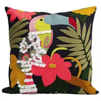 Декоративная подушка Kare Design Tropical, 45 см, разноцветный