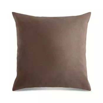 Декоративная подушка Линда, цвет темно-коричневый, 40х40 см, чехол и наполнитель trendsicher