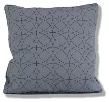 Декоративная подушка Madison City, 45x12x45 см цвет blaugrau
