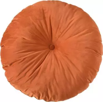 Декоративная подушка Madison Home London 75 см полиэстер оранжевый, цвет: оранжевый