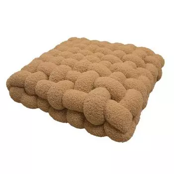 Декоративная подушка-мешок-мешок для сиденья Подушка-мешок для сиденья Большая, цвет песочный на выбор, 70x70 см — набор из 4 шт. Stuttg, светло-коричневый