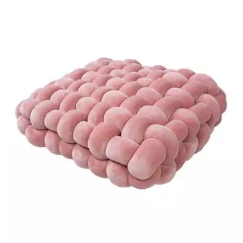 Декоративная подушка, мягкая, удобная, тканая, плюшевая, для гостиной, дивана, дизайнерская подушка с узлом, домашний декор для повседневной жизни-арбузный красный, размер: S Stuttg, мультиколор