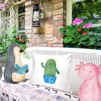 Декоративная подушка Mr. & Mrs. Panda, белый