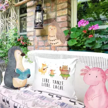 Декоративная подушка Mr. & Mrs. Panda, белый