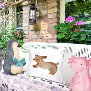 Декоративная подушка Mr. & Mrs. Panda, белый