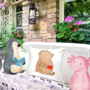 Декоративная подушка Mr. & Mrs. Panda, белый