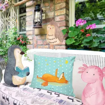 Декоративная подушка Mr. & Mrs. Panda, бирюзовый