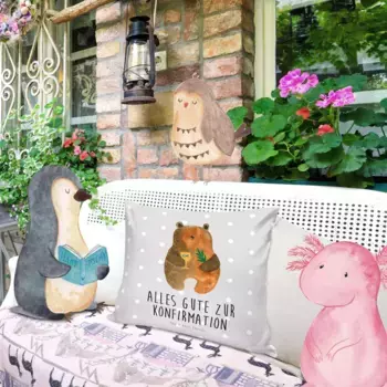 Декоративная подушка Mr. & Mrs. Panda, серый