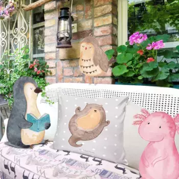 Декоративная подушка Mr. & Mrs. Panda, серый