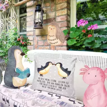 Декоративная подушка Mr. & Mrs. Panda, серый