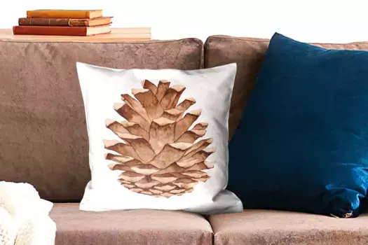 Декоративная подушка MuchoWow, цвет Bunt