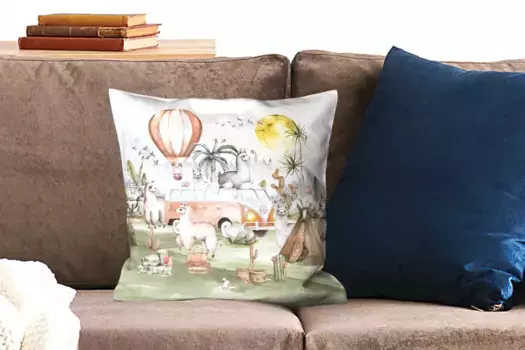 Декоративная подушка MuchoWow, цвет Bunt