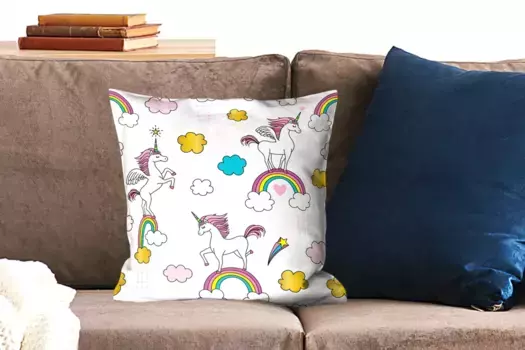 Декоративная подушка MuchoWow, цвет Bunt