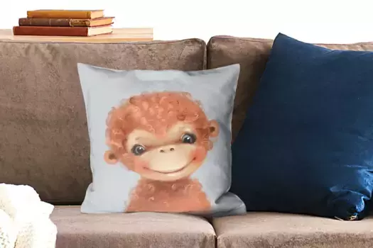 Декоративная подушка MuchoWow, цвет Bunt