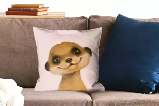 Декоративная подушка MuchoWow, цвет Bunt